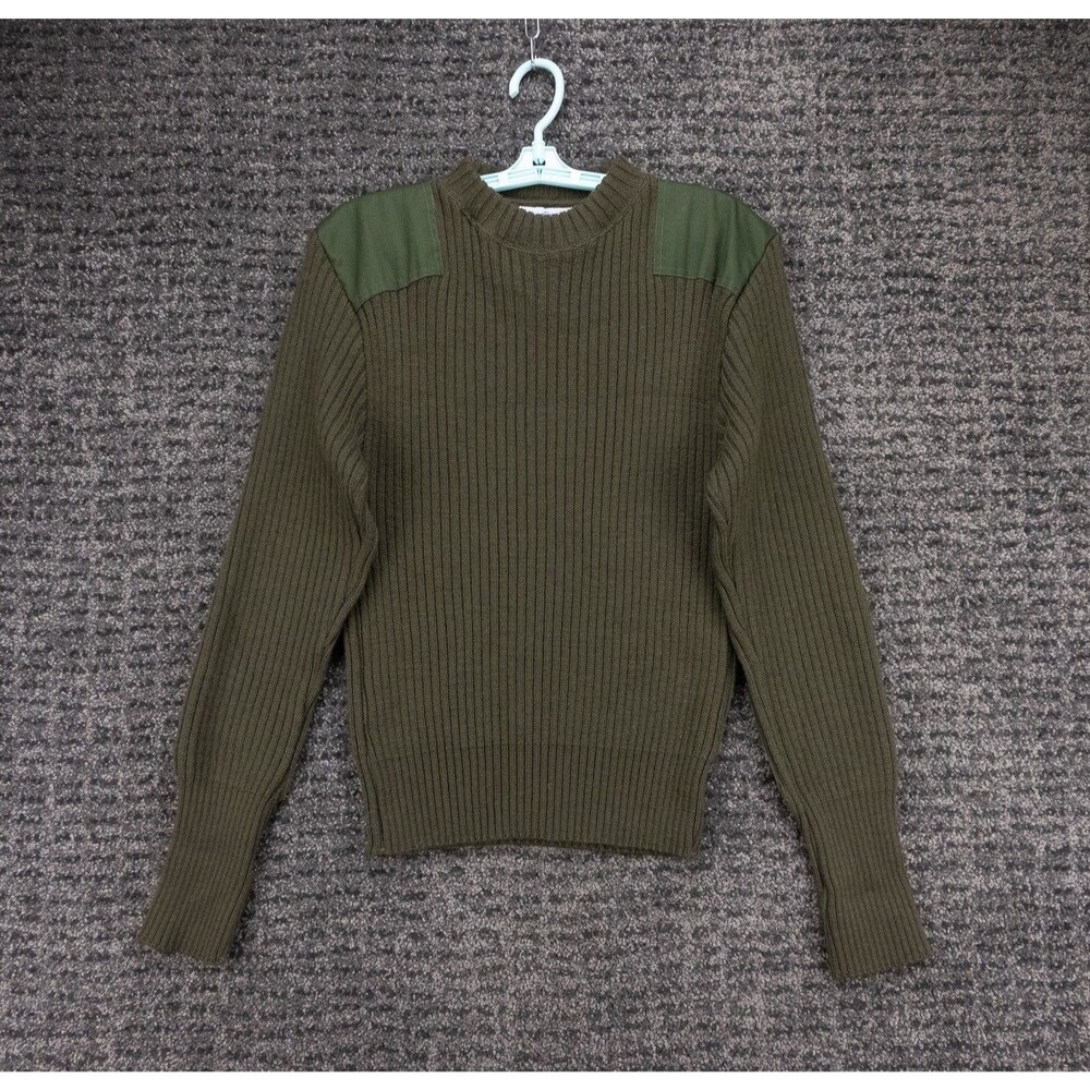 DSCP Valor Collection Sweater Mens 40 Olive Green Service Wool Pullover Military